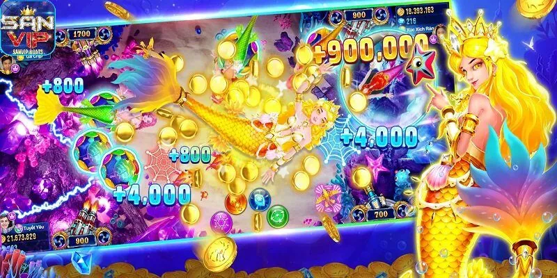 Chức năng cơ bản của tựa game đổi thưởng bắn cá tại Sanvip